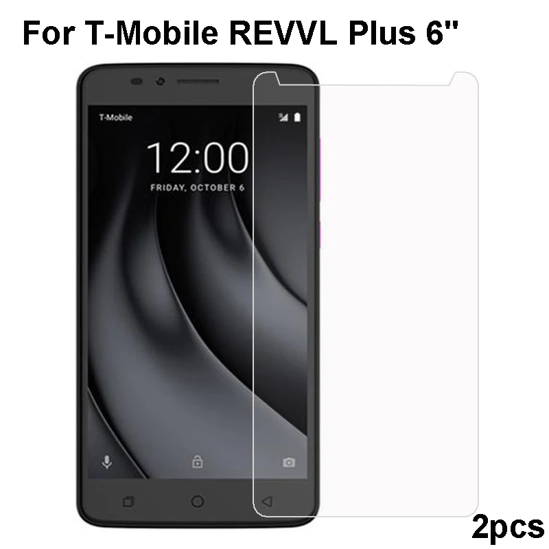 

2PCS T-Mobile REVVL Plus Tempered Glass Protective Film For T-Mobile REVVL Plus Glass Screen Protector Mobile Phone Film