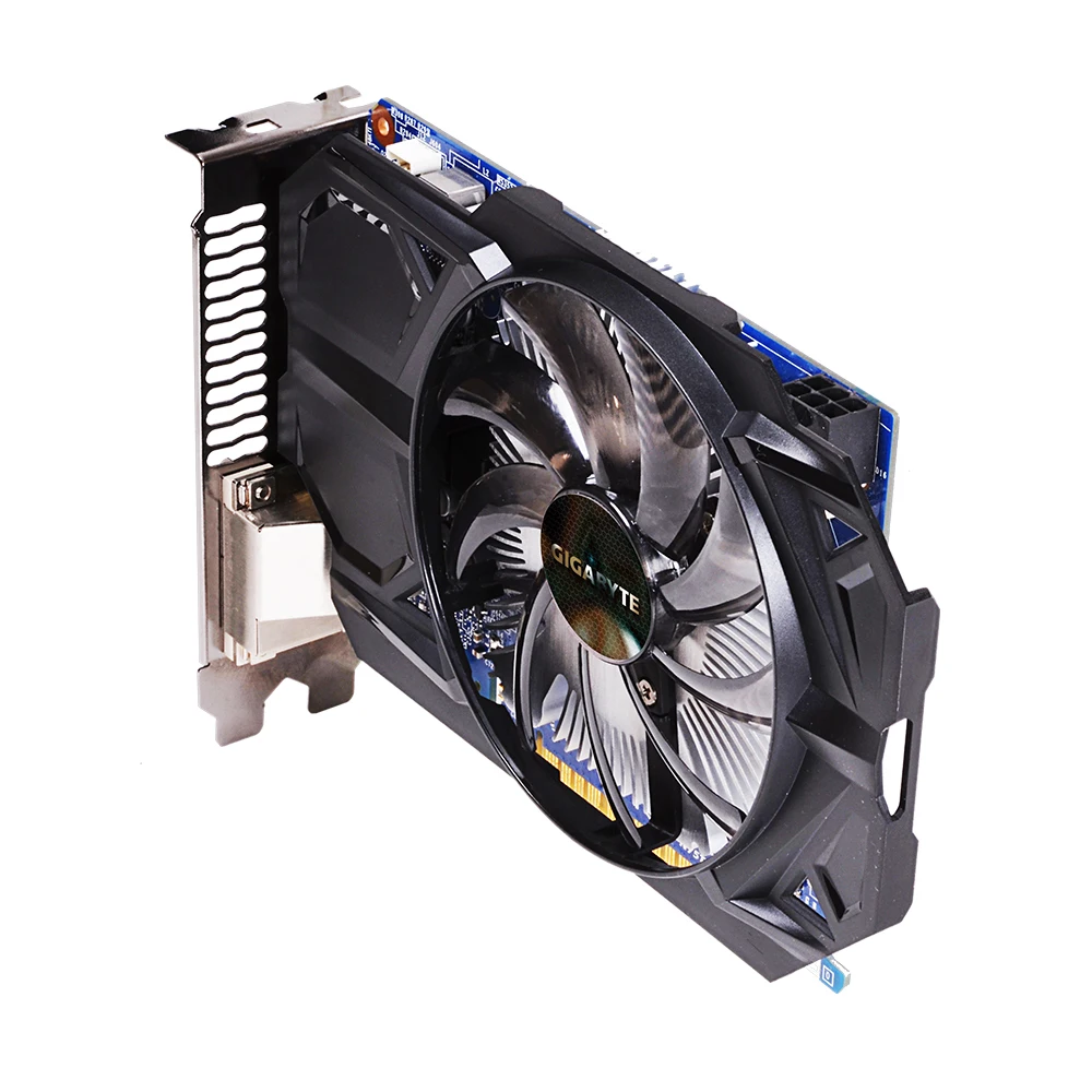 Gigabyte NVIDIA GeForce GTX 750 Ti Видеокарта gtx 750 ti GV-N75TD5-2GI 2 ГБ GDDR5 128 бит GPU для ПК б/у карт