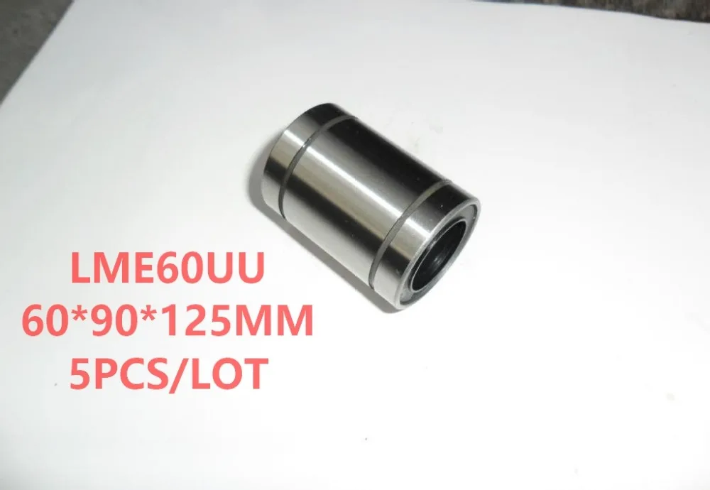 5pcs/lot LME60UU Linear bearings bushing cnc router 3d printer parts guide 60*90*125MM | Строительство и ремонт