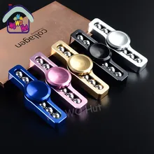 Творческий Смешные Tri-Spinner Игрушка Непоседа Алюминиевый EDC Руки Счетчик Для Аутизма и СДВГ Вращения Долгое Время Анти-Стресс игрушки