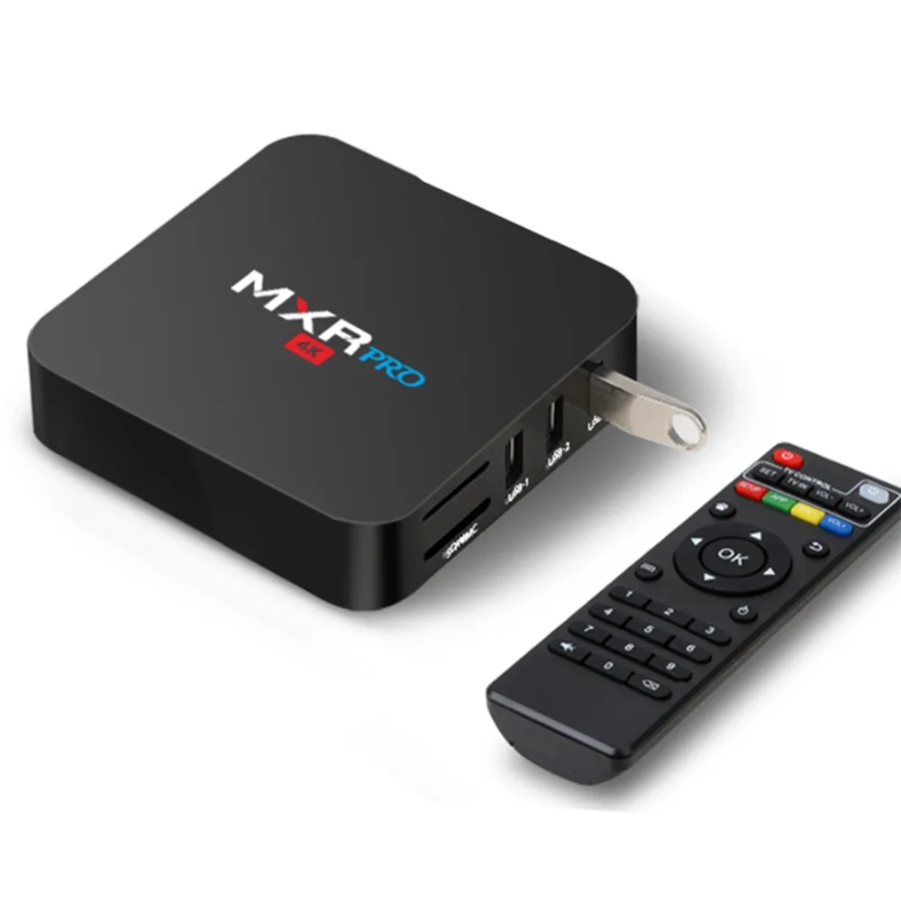 MXR Pro Android TV Box 7.1 RK3328 Quad Core 4GB RAM 32GB ROM Smart TV Box 4096 X2160 4K UHD 3D HDR10