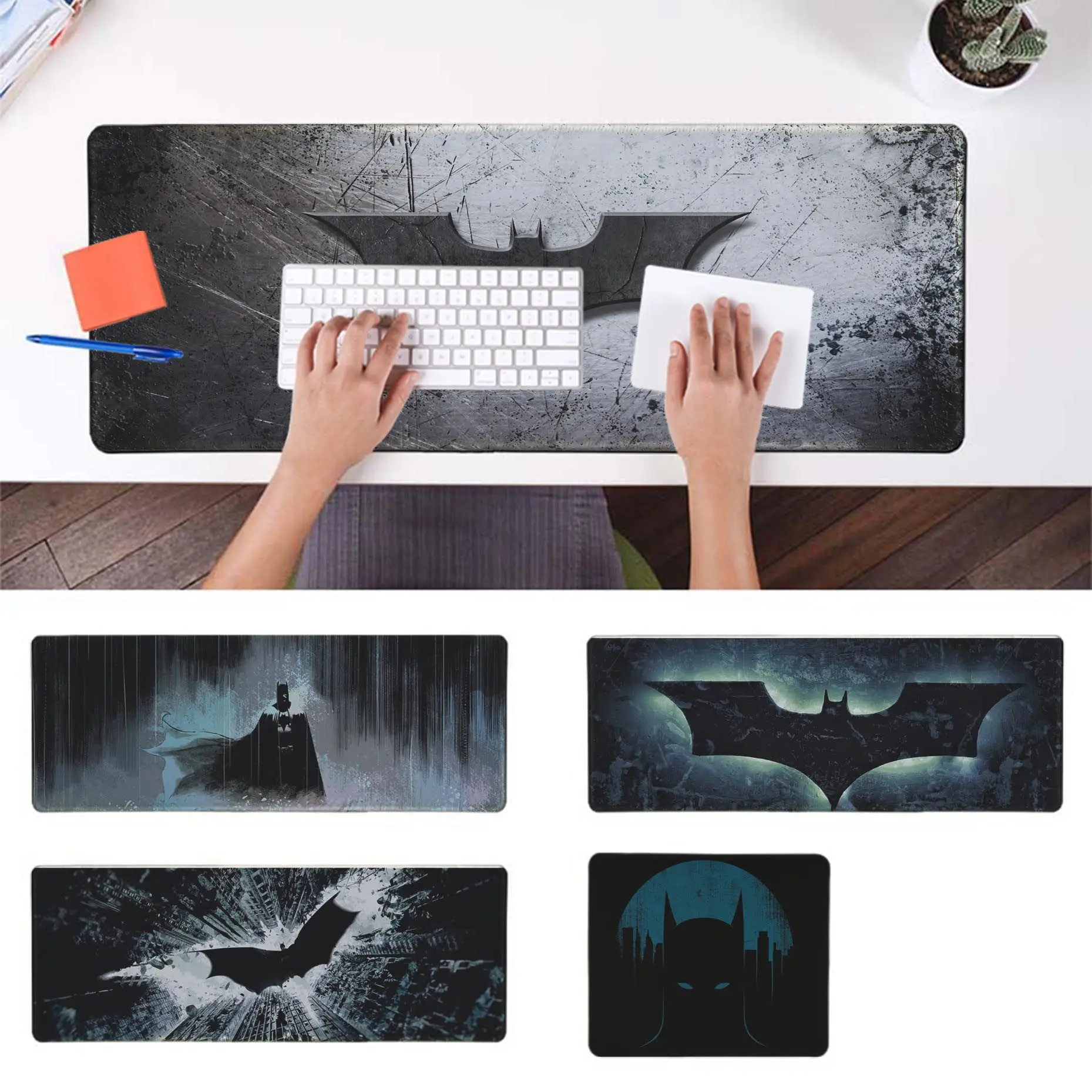 

Maiya Top Quality DC Anime Batman Natural Rubber Gaming mousepad Desk Mat Free Shipping Large Mouse Pad Keyboards Mat