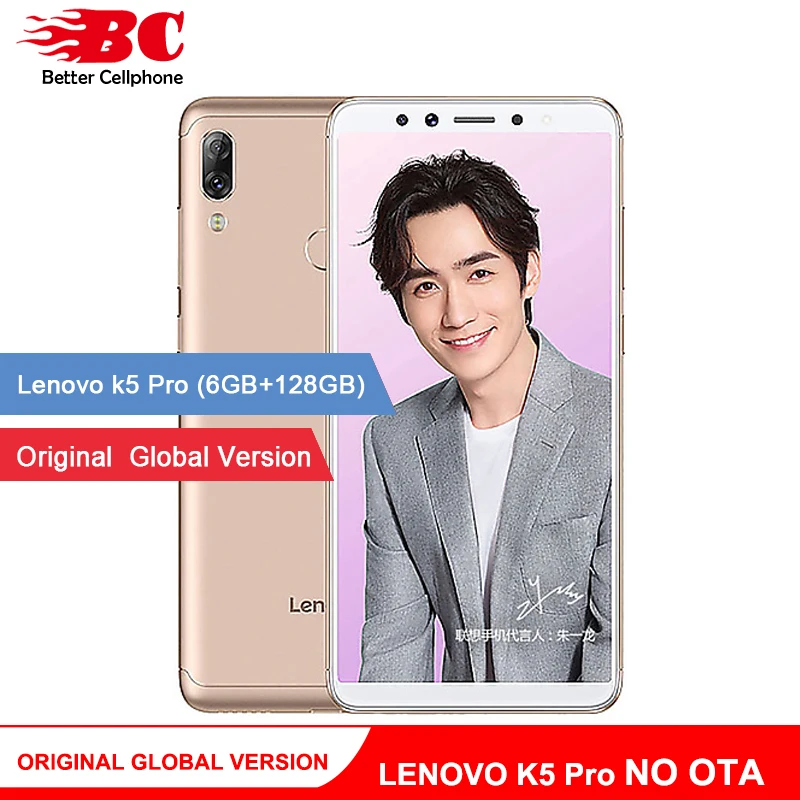 Оригинальный смартфон lenovo K5 Pro многоязычная версия L38041 5 99 дюймов 4050 мА/ч 6 ГБ ОЗУ 128