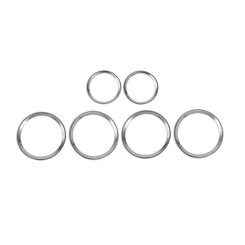 

Brand new Decor Rings Ring Trim Side Speaker Grille Cover For Land Rover Discovery Sport 2015-18 Silver Latest Durable