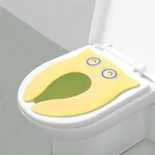 Складная Нескользящая прокладка для сиденья унитаза, переносная многоразовая горшок, обучающее сиденье, чехлы, вкладыши для малышей, Детские аксессуары