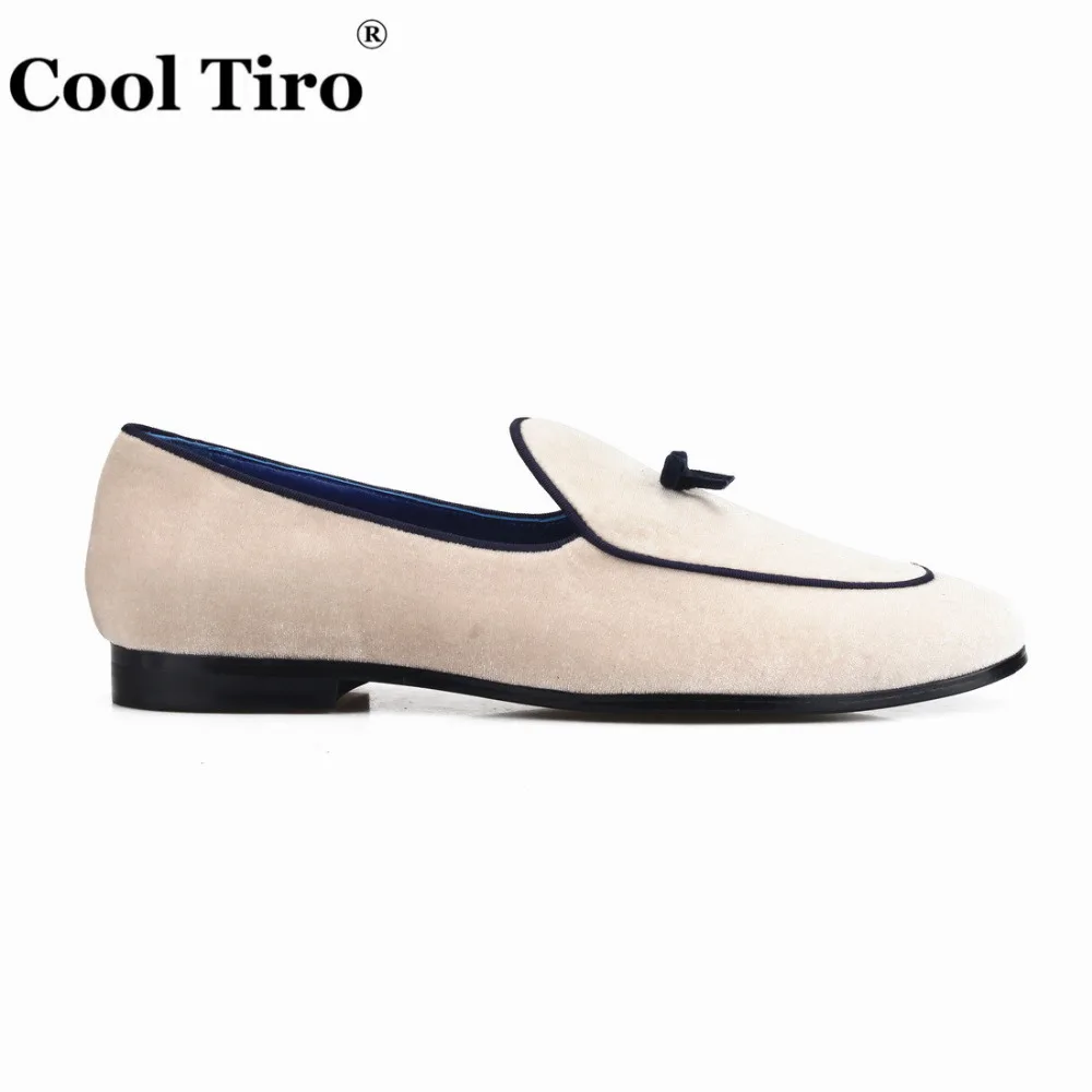 Belgian Loafers creamy Velvet Casual shoes  (6)
