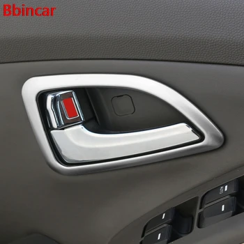 

Bbincar ABS Chrome Car Interior Trim Door Handle Bowl Decoration Trims Car Styling Accessories For HYUNDAI IX35 2010 - 2013 2014