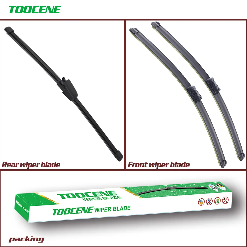 

Front and Rear Wiper Blades Set For VW Caddy 2008-2014 Windshield Windscreen wiper 24"+18"+16