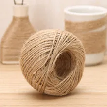 

Newly 1 Roll 55yards/160feet Jute Twine DIY Hemp Rope Linen Cord Jute Thread Yarn Decor Supplies