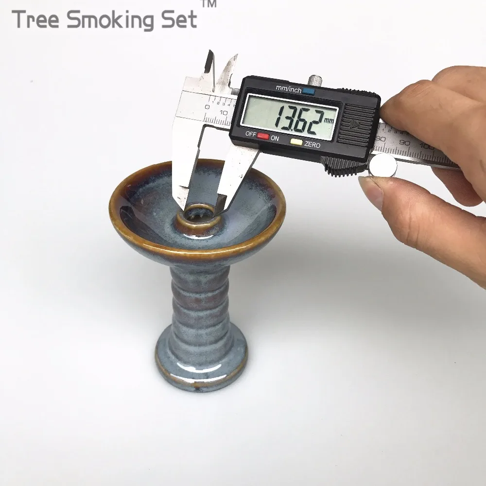 1 шт. керамическая чаша для кальяна Keramische Een Gat Phunnel Kom Waterpijp Hoofd Shisha с изумрудом и
