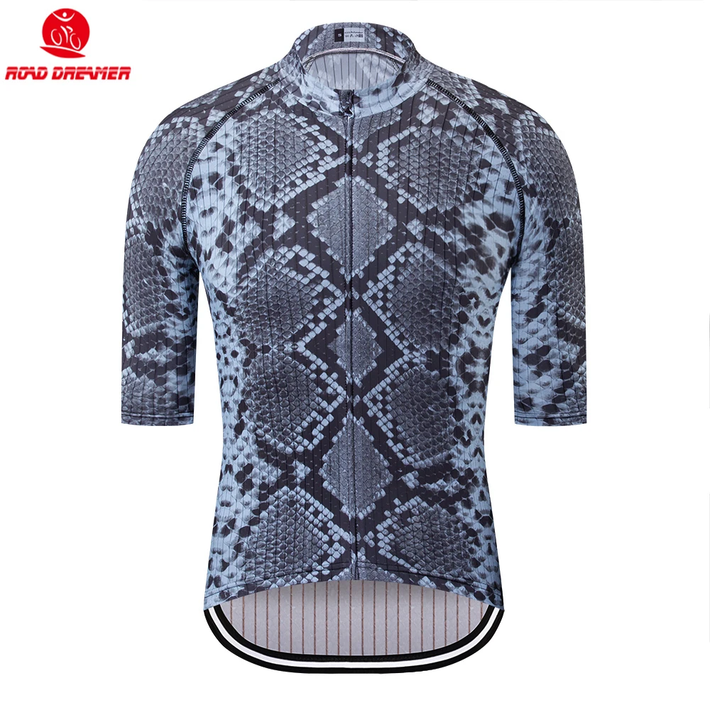 

2019 New Go Pro Road Men Snake skin Cycling Jersey Summer Mtb Jersey ciclismo Short Sleeve bike shirt maillot ciclismo hombre