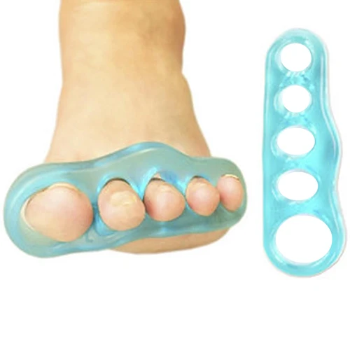 Medical Silica Gel Toe Alignment Pain Relief Stretcher Straightener Separator Footcare 5W1N 7GWT BGJ7 | Красота и здоровье