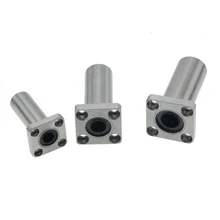 2 sztuk/partia LMK16LUU LMK10LUU LMK10UU LMK8UU LMK12UU LMK16UU LMK20UU LMK12LUU 16mm kołnierz liniowe łożyska do 3D drukarki liniowy pręt