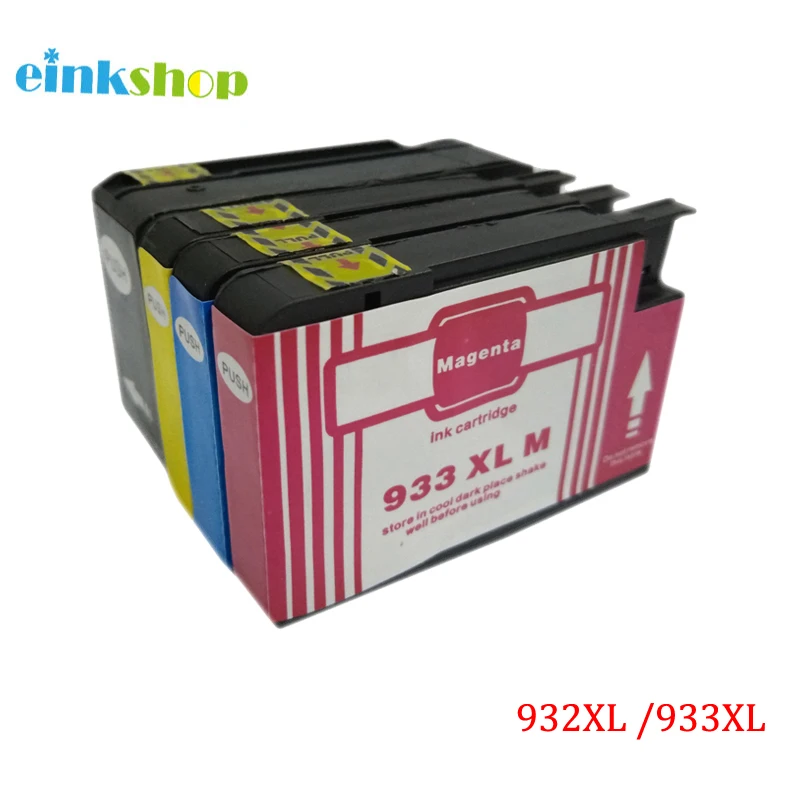 Einkshop совместимый Замена чернильных картриджей для HP 932 933 932XL 933XL Officejet Pro 6100 6600 6700