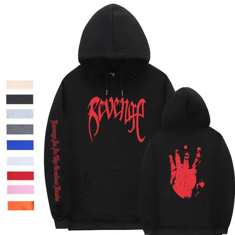 Xxxtentacion vendetta felpe con cappuccio uomo/donna felpe Rapper Hip Hop  Pullover con cappuccio felpe uomo/donna Streetwear|Hoodies \u0026 Sweatshirts| -  AliExpress