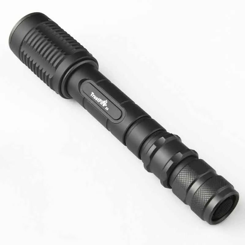 

Two TR-Z5 telescopic focusing multi-function LED T6 flashlight without battery