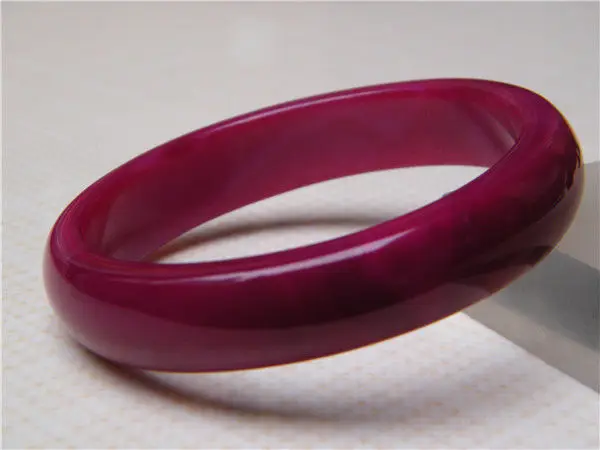 

Hot sell ->@@ NEW TRANSPORT ROSE RED AGATE NATURAL JADE BRACELET CANON 65.5MM NEW -Top quality free shipping