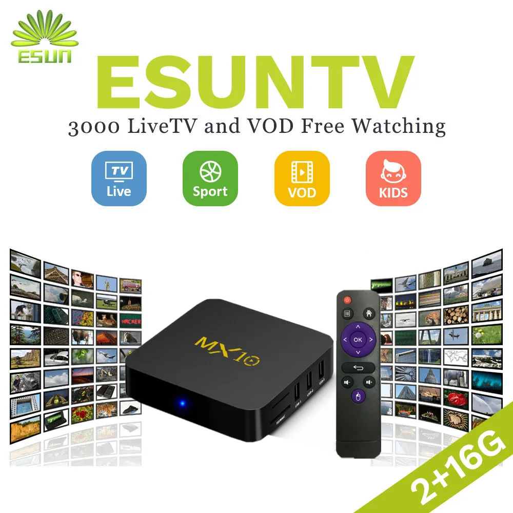 

MX10 Smart TV Box Android 8.1 RK3328 Quad Core 64bit DDR4 4GB 32GB KD18.0 4K HD Wifi 100M LAN USB3.0 Set-top Box media player
