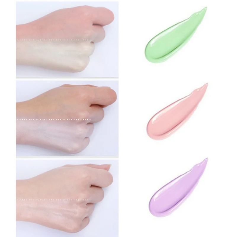 

Isolation Cream Hydrating Cover Blemishes Brighten Skin Tone Liquid Foundation Makeup Base Primer Face Serum Shrink Pore XK51