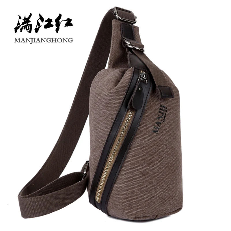 

Fashion Men Messenger Crossbody Bag Canvas Vintage Shoulder Sling Bag Casual Small Chest Bag For Men Leisure Women Handbag 1269