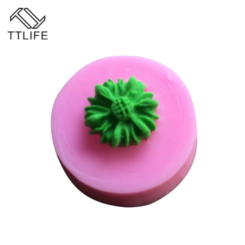 TTLIFE Daisy Flower Silicone Mold Cupcake Chocolate Soap Pastry Dessert Bakeware Moulds Fondant Cake Sugarcraft Decoration Tools | Дом и сад