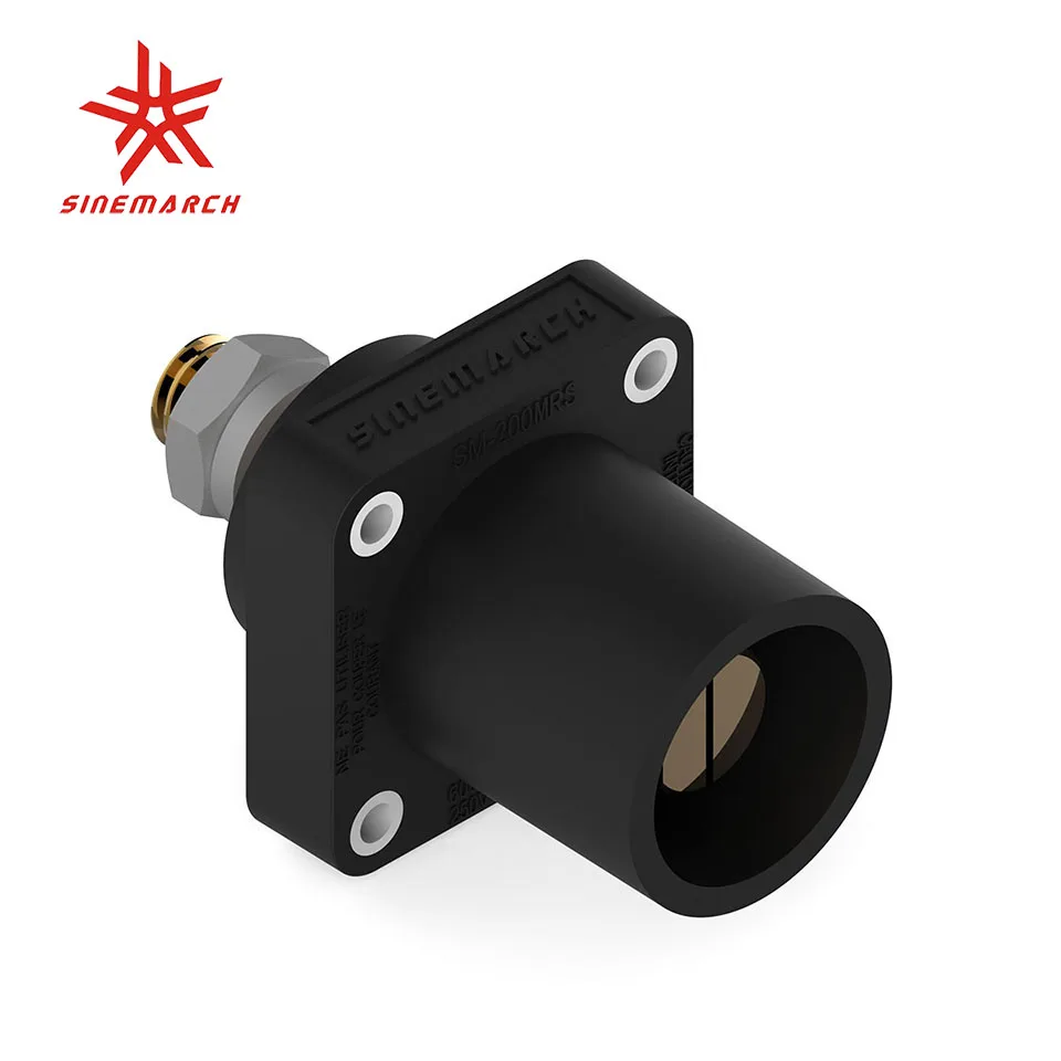 

R-LOK 200A Male Socket Chinese Standard Single Pole Power Connector Compatible with Cam Lock Bolt Type