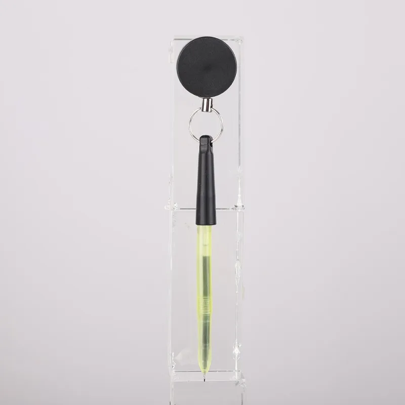 Кемпинг сверхмощный выдвижной держатель ручки тяга катушка столярные карандаши анти-потеря брелок для ключей в виде троса цепь Зажим для ремня Открытый Инструменты