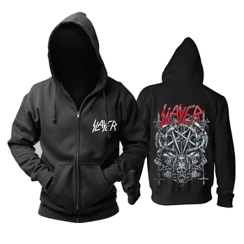 

Bloodhoof SLAYER speed Metal Thrash Metal zipper hoodie