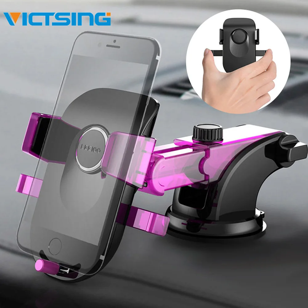 

VicTsing Car Multi-function Suction Cup Mobile Phone Bracket Mobile Holder for IOS Android Universal Car Mobile Phone Bracket