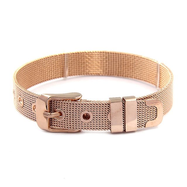 Stylish Stainless Steel Strap Bracelets,Suitable For Men And Women Couple Bracelet Gift Charm Bangles