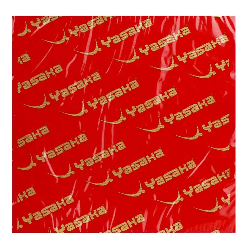 Original Yasaka Table Tennis Rubber Electrostatic Protection Film ping pong protection film Z-184 16.9*16.9CM - Цвет: red 1