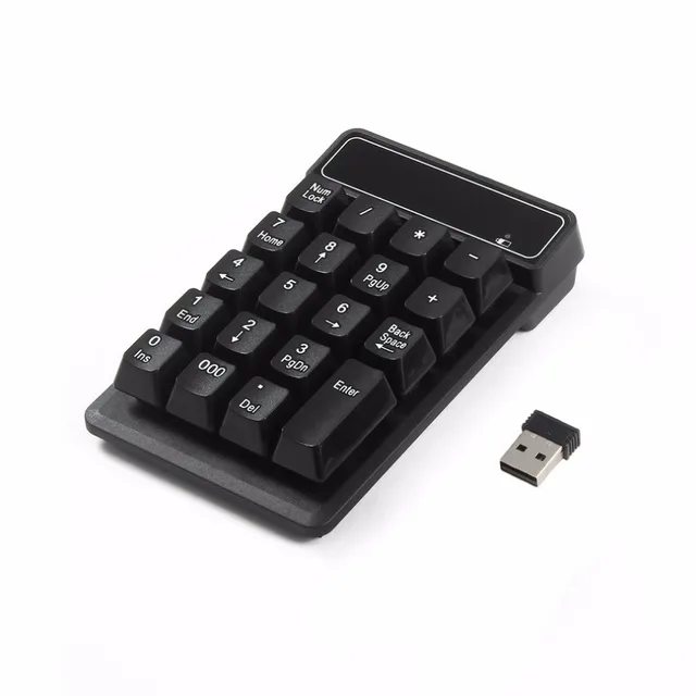 Best Price 2.4G Wireless Mini 19 Keys Numeric Keypad Ultra Light Digital Keyboard For Desktop Notebook For IOS For Windows XP/Vista/7/8/10 Best Price 2.4G Wireless Mini 19 Keys Numeric Keypad Ultra Light Digital Keyboard For Desktop Notebook For IOS For Windows XP/Vista/7/8/10