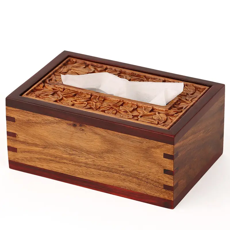 Top Grade Chinese Carving Crafts Padauk Wood Rosewood Tissue Box Top Grade Chinese Carving Crafts Padauk Wood Rosewood Tissue Box Table Napkin Holder Home Pumping Toilet Paper Cover 607a In Bo From