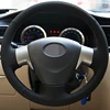 GNUPME Artificial Leather Hand-Stitched Black Car Steering Wheel Cover for Toyota Corolla 2006-2010 Matrix 2009 Auris 2007-2009 ► Photo 2/6