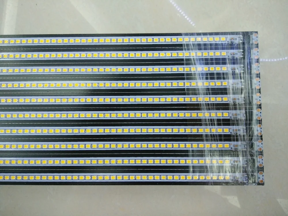 10 шт./лот 220 В переменного тока 2835SMD 30/40/50 см 7 Вт Теплый Холодный белый яркий