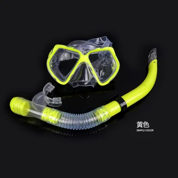 

New Professional Diving goggles Men and women Swim snorkel adult scuba monofin tube Snorkeling Swimming glasses Diving mask