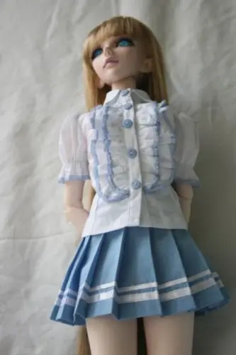 

[wamami] 299# Blue Dress/Suit 2pc 1/4 MSD DOD BJD Dollfie