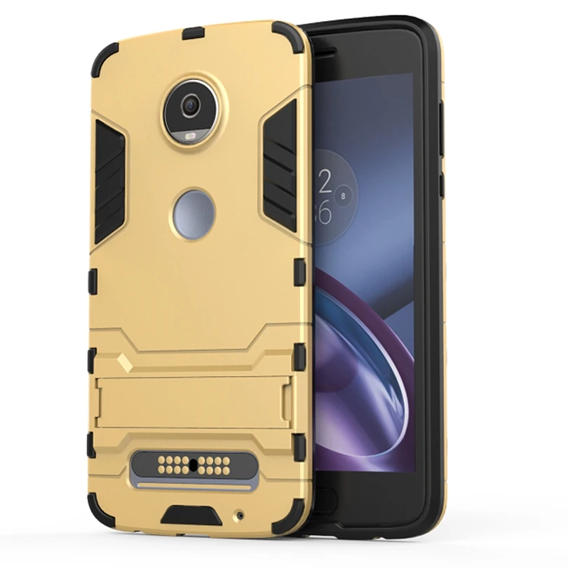 

For Motorola MOTO Z2 Play / Z2Play 5.5" Case Slim Hard Back Phone Case Robot Armor Protector Silicone Rubber Cover Case