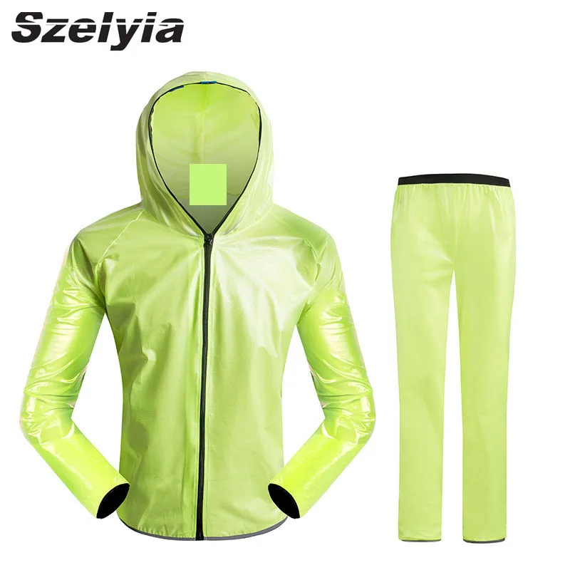 Szeylia Quick Dry Велосипеды плащ-дождевик куртка Комплекты водонепроницаемый велосипед Cascos MTB горный велосипед дождь Джерси Велосипеды одежда