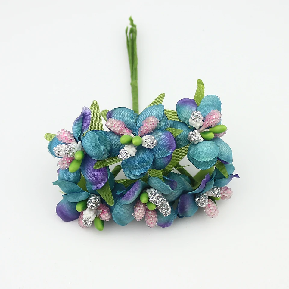 6pcs 3cm Artificial Stamen Bud Berry Artificial flowers for Wedding Candy Box Decoration Scrapbooking DIY wreaths Fake Flowers 6pcs 3cm Artificial Stamen Bud Berry Artificial flowers for Wedding Candy Box Decoration Scrapbooking DIY wreaths Fake Flowers