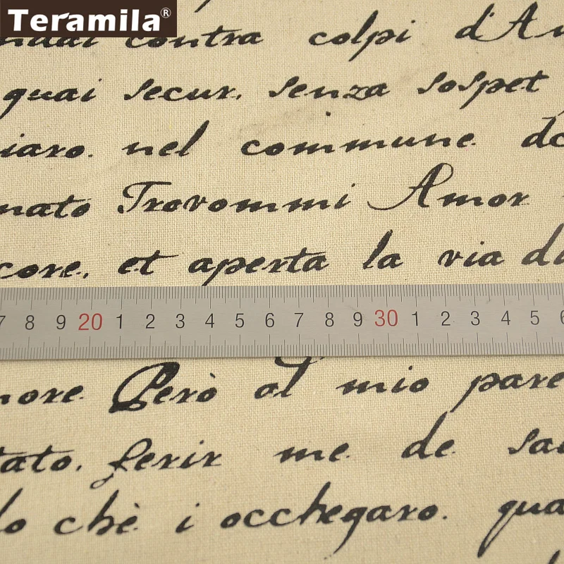 Вышивание Материал tissu скатерть Подушка сумка Шторы Подушка ZAKKA слова см teramila Текстиль для дома из хлопка и льна Ткань