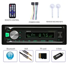 1 Din Автомобильный MP3-плеер Камера заднего вида Bluetooth 4,0 беспроводной автомобильный Радио стерео аудио адаптер 3,5 мм AUX-IN FM U диск игры