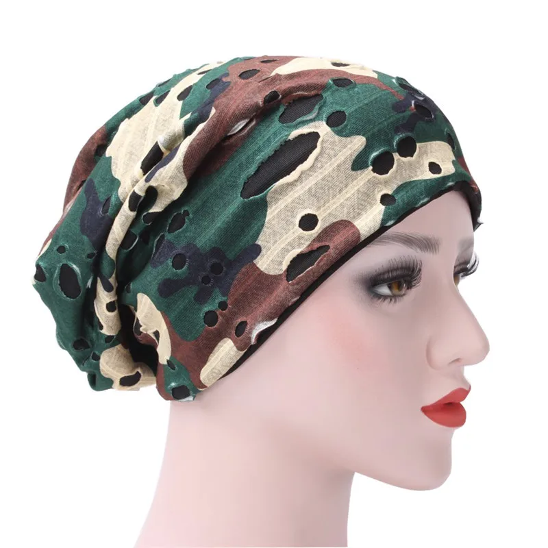 

Women Men Indian Muslim Headwear Beanie Hat Islamic Headscarf Chemo Cancer Cap Hair Loss Turban