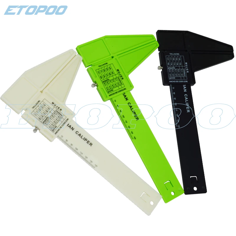 

Drop shipping 0-140mm plastic caliper antropometer elbow ruler vitruvian caliper Antropometro medical vernier caliper for elbow