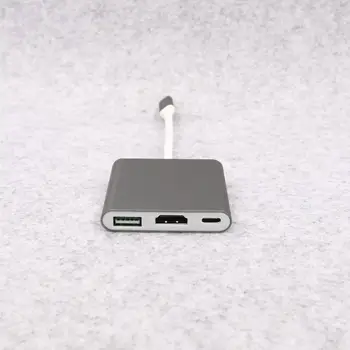 

Type C Hub HDMI 4K Adapter None-C Converter with 3.0 Charging Port for Retina MacBook