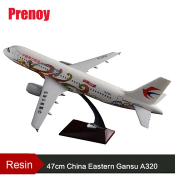 

47cm Resin A320 China Eastern Airbus Model Airlines Airplane Model Chinese Eastern Gansu Airbus Aircraft Airways A320 Model Toys