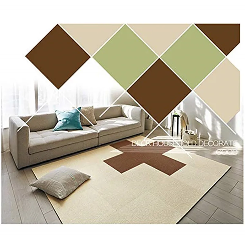 Non-slip Adhesive Carpet 28x28cm Square Stitching Floor Mat Simple Home Glue-free Self-adhesive Carpet Stairs Step Mat Non-slip Adhesive Carpet 28x28cm Square Stitching Floor Mat Simple Home Glue-free Self-adhesive Carpet Stairs Step Mat