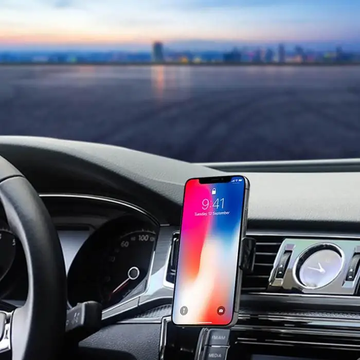Universal Car Holder Phone Mount Free Rotation Air Vent Mobile Phone Holder DU55