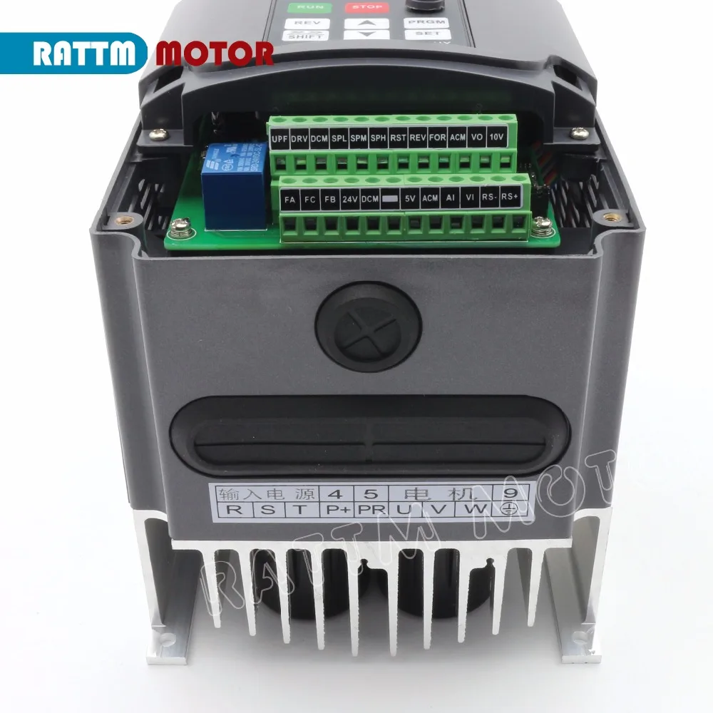 Inverter Frequenza Variabile 1.5kW 220V - Controllo Velocità Motore, Ingresso Monofase, Uscita Trifase 380V - Foto 5