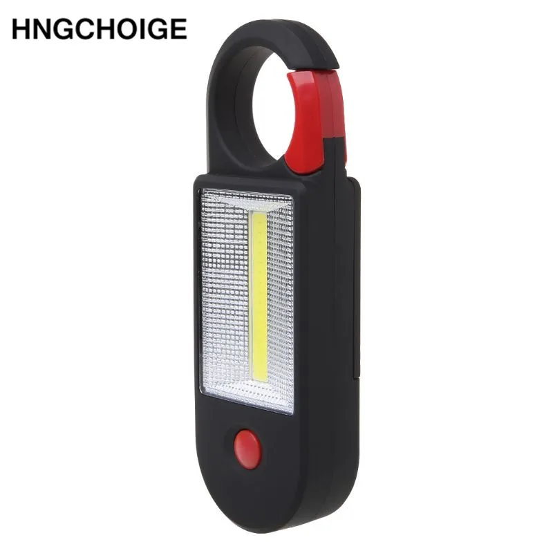 

COB LED Portable Working Light Repairing Lamp FLashlight 2Modes Inspection With Magnetic Hook For Emergency Outdoor Fishing